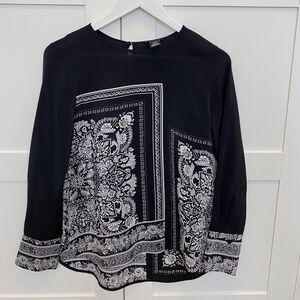 NWOT Club Monaco 100% Silk Blouse